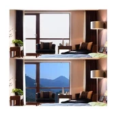 מחיצת מלון חכמה זכוכית