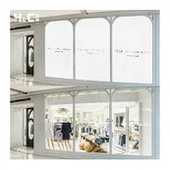 זכוכית פרטית קריסטל נוזלי מעוקל עם 82 אחוזי שידור